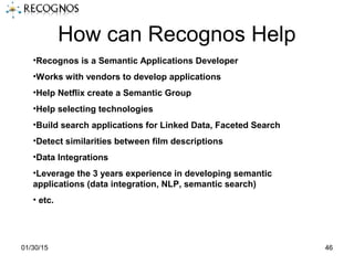 Scriptions Applications Netflix presentation final | PPT