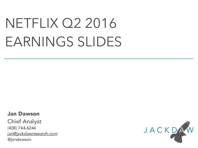 netflix q2 2016 earnings slides netflix slides