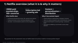 netflix business model presentation detail | PPTX