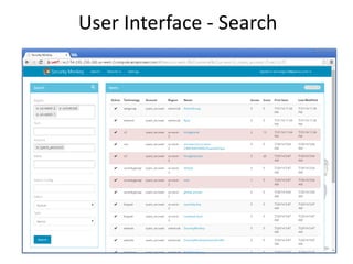 User Interface - Search  