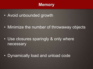 Safe CSS propertiesTransformsOpacityUn-safeAny other CSS propertiesDOM manipulationLeveraging layers