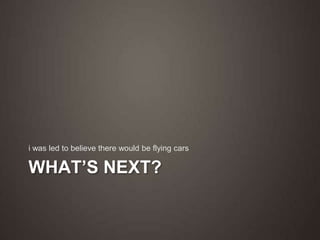 Keep layers smallDon’t inadvertently create gigantic layersMemory consumption = width x height x 4 (bit depth)Animate smaller areas rather than large parts of the screenTrial and error, testing importantTips