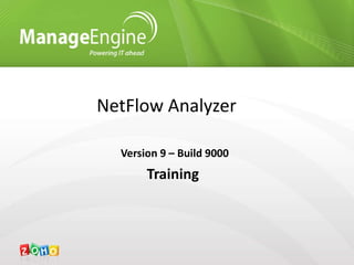 Manageengine Netflow analyzer - An Insight | PPT