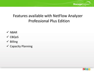 Manageengine Netflow analyzer - An Insight | PPT