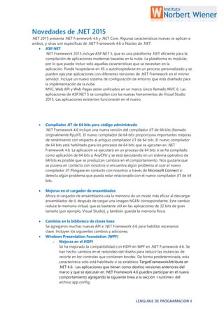 Net framework version 4.5 | PDF