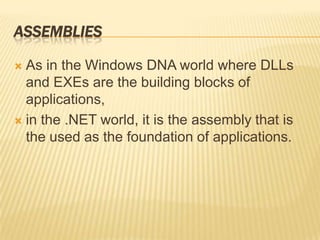 COM support: a personal view