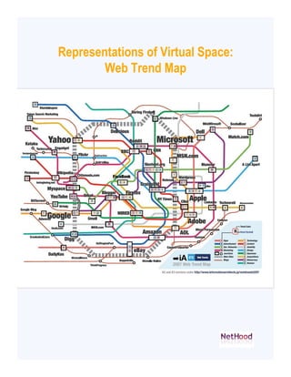 Representations of Virtual Space:
        Web Trend Map
 