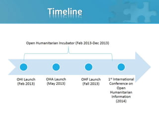 Open Humanitarian Initiative - Presentation to IASC - May 2013