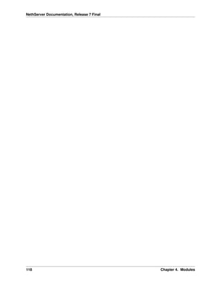 NethServer Documentation, Release 7 Final
118 Chapter 4. Modules
 