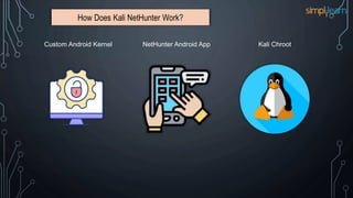 How Does Kali NetHunter Work?
NetHunter Android App
 