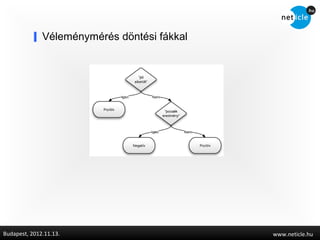 Véleménymérés döntési fákkal




Budapest, 2012.11.13.                        www.neticle.hu
 