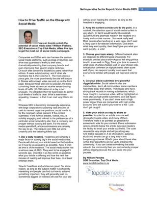 Netimperative Social Media Report 2009  Final