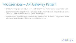 Microservices – API Geteway Pattern
▪
▪
▪
 