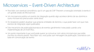 Microservices – Event-Driven Architecture
▪
▪
▪
▪
▪
 