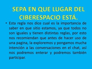 Respete el tiempo y el ancho de banda de los demás