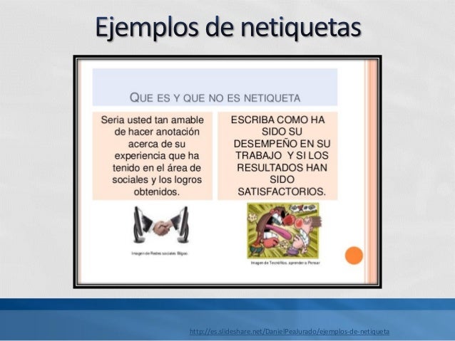 Resultado de imagen para LAS NETIQUETAS
