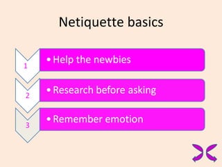Netiquette basics 