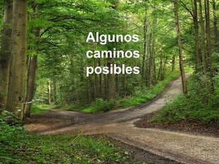 Algunos
caminos
posibles
 