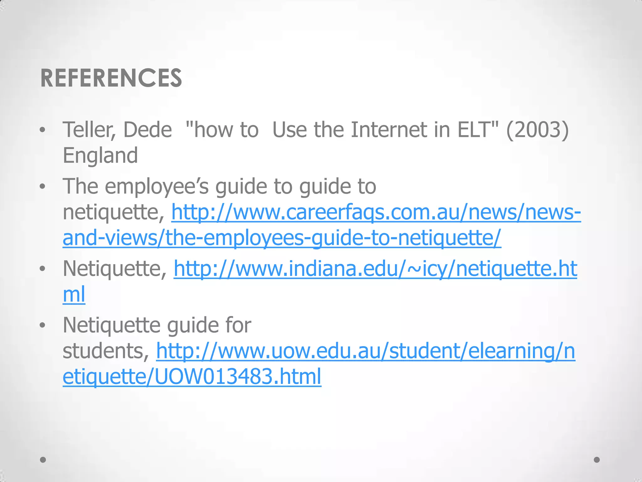 What is Netiquette? | PPTX