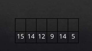 15 14 12 9 14 5
 