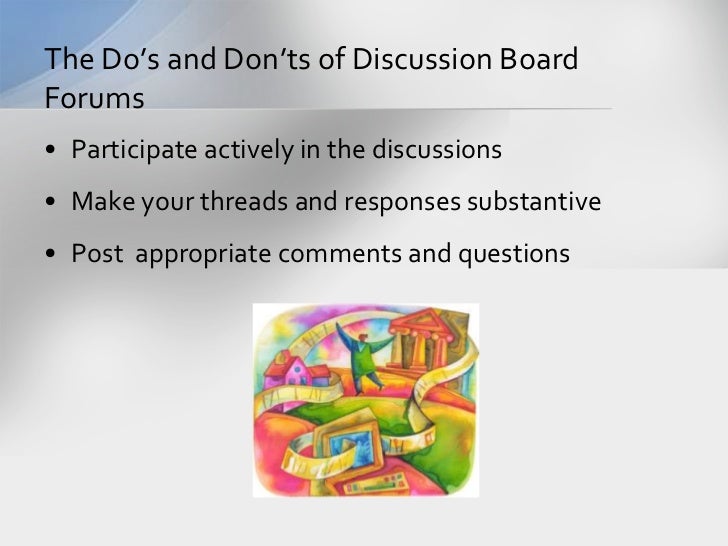 Netiquette Tutorial Online Discussion Forums