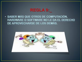 Netiquetas 10 reglas basicas danna barco y bernate 