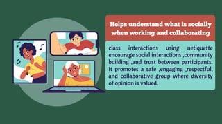 Netizenship Example Netizenship and Netiqutte in Online Communities.pptx