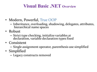.Net language support | PPTX | Programming Languages | Computing