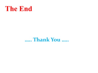 The End
….. Thank You …..
 