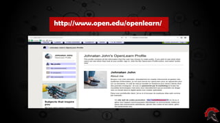 Les critères d’un site intéressant ( pour
poser un backlink )http://www.open.edu/openlearn/
 