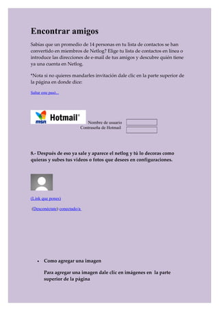 Netlog manual