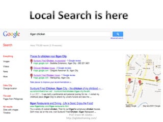 Prof. Erwin M. Globio -
http://eglobiotraining.com/
 