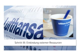 Schritt III: Einbindung externer Ressourcen
 