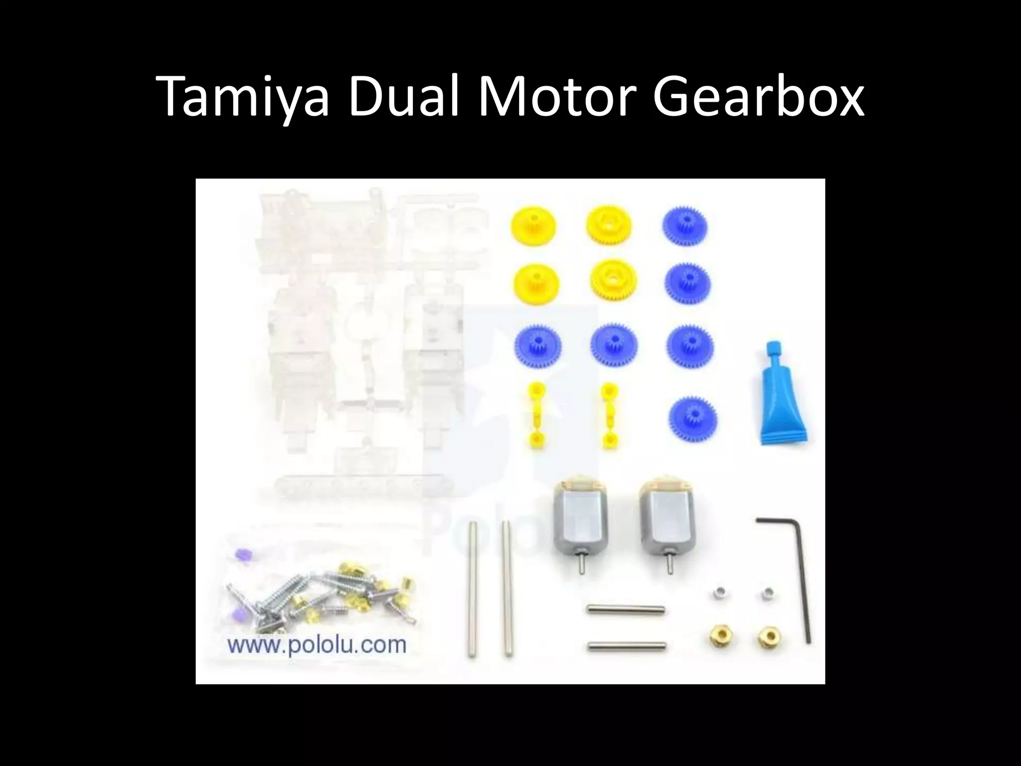 Tamiya Dual Motor Gearbox
 