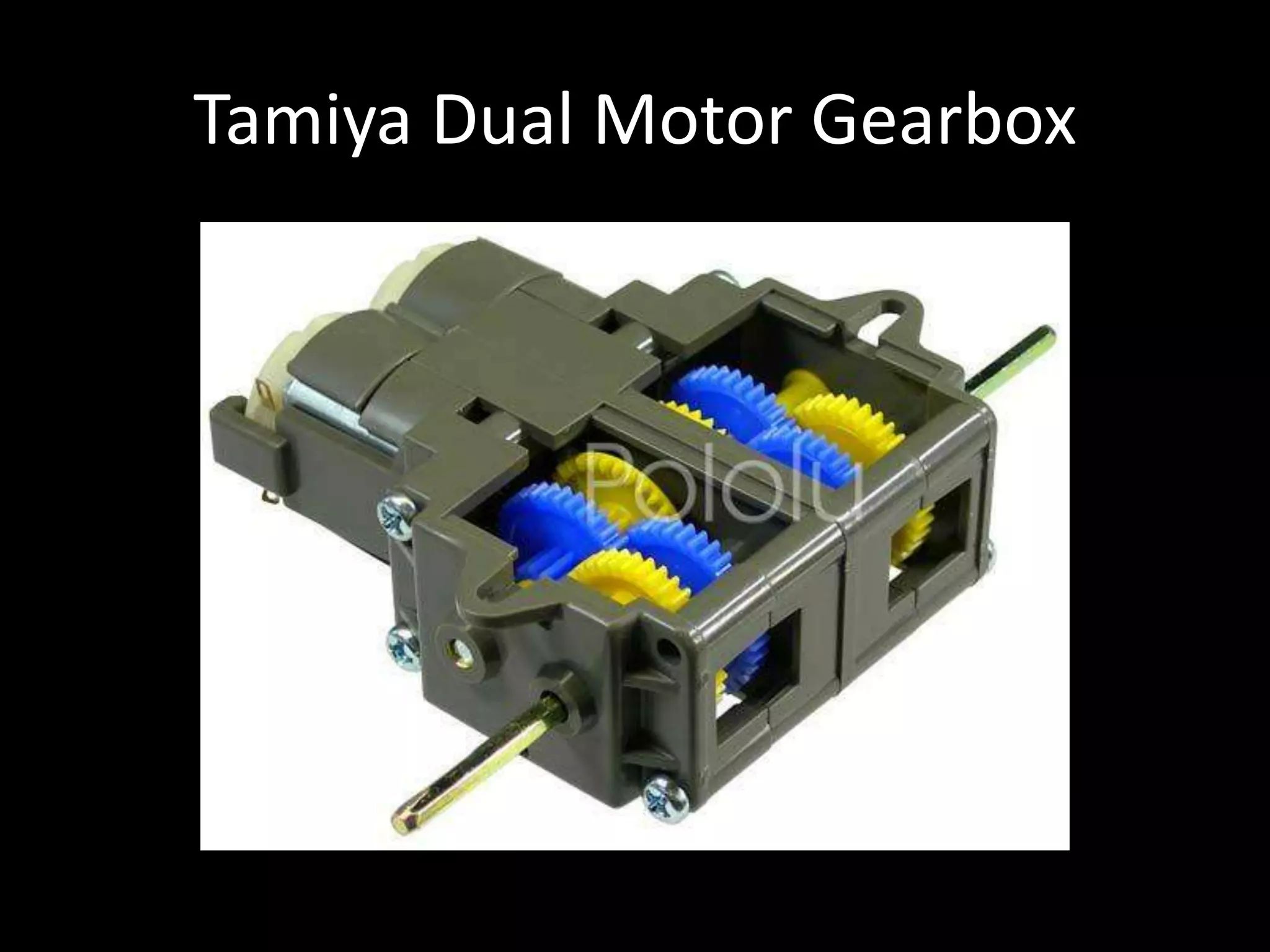 Tamiya Dual Motor Gearbox
 