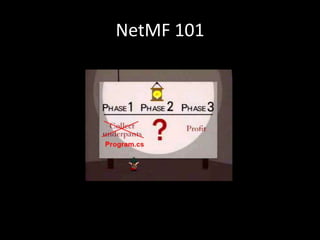 NetMF 101
 