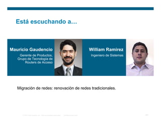 Integracion de servicios de redes de voz y datos