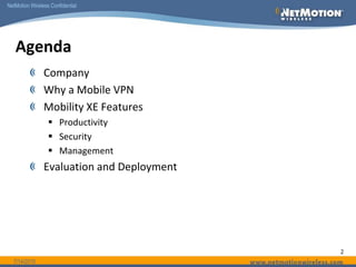 Net Motion Mobility Overview - Field Service | PPT