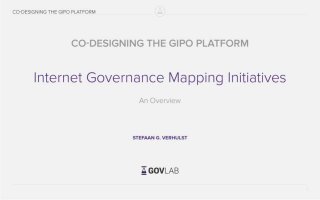 Co-Designing the GIPO Platform: Internet Governance Mapping Initiatives