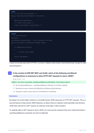 .NET MVC Interview Questions and Answers | PDF