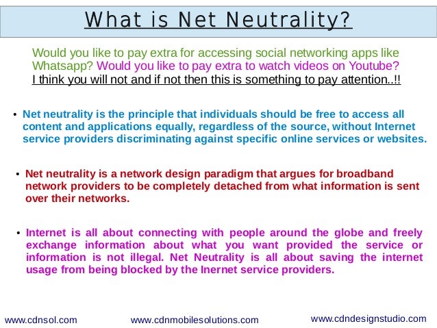 net neutrality pros net neutrality pros