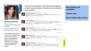 Not quantity, but
qualitative.
Typical case.
Each subject tells a story.
 