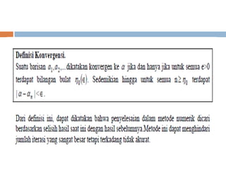 Metode Numerik Bab 2 Sistem bilangan dan kesalahan