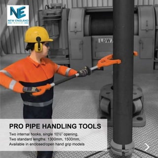 Pipe Rack Handling Tool OHS Pipe Handling Tool - New England Traders | PDF