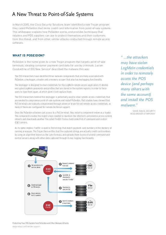 access trojan works remote how Other from and Your Protecting POS PoSeidon Malware System