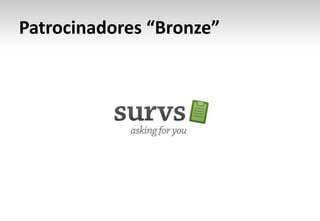 Patrocinadores “Bronze”
 