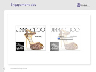 Engagement ads

36

Online Marketing Update

 