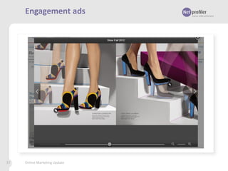 Engagement ads

37

Online Marketing Update

 