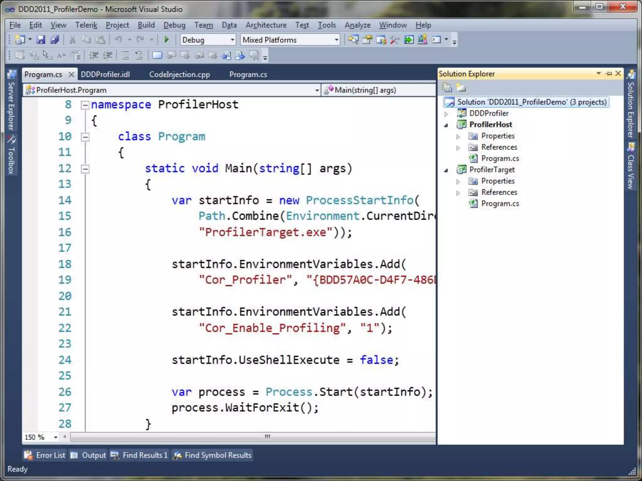 Create host and target processesLaunch Target with ProfilerSimple TargetDemo 2