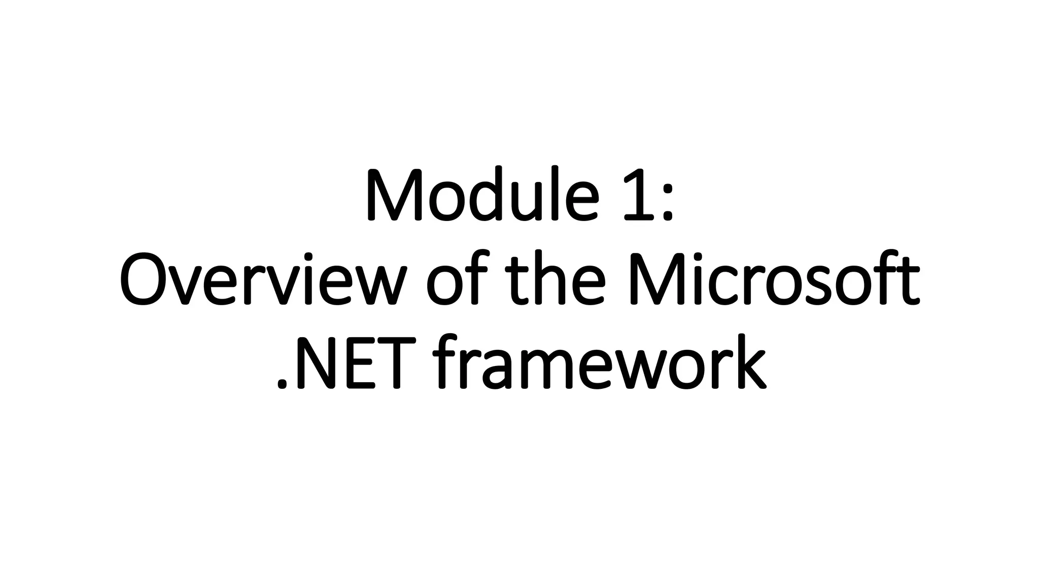 .Net programming with C# | PPT